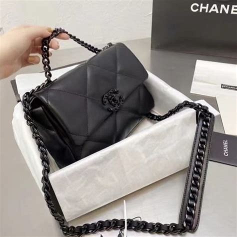 chanel sling bag black|More.